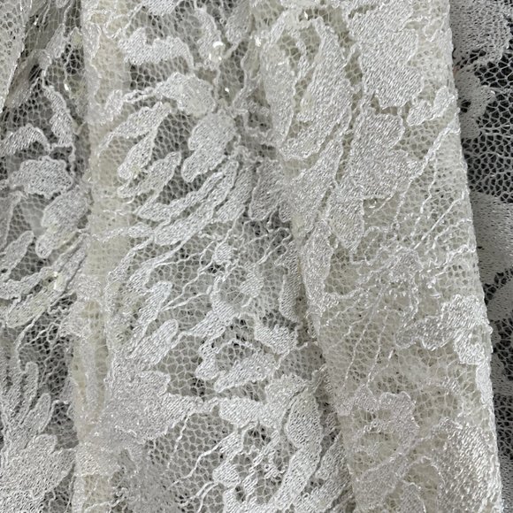 Women's Tahari Ivory Lace Crop Shrug Floral-New without tag - Picture 4 of 12